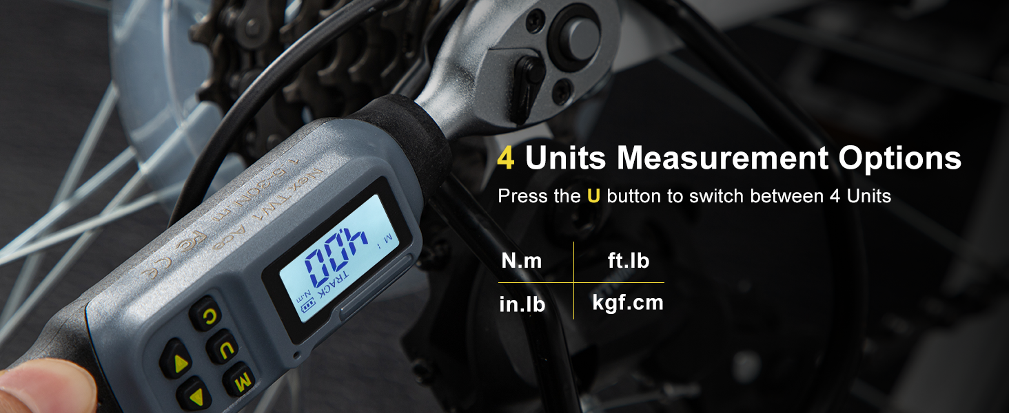 1 4 inch digital torque wrench compact head3