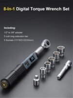 Digital Torque Wrench 1/2" Drive 10–200 Nm | LED+Buzzer - Image 8