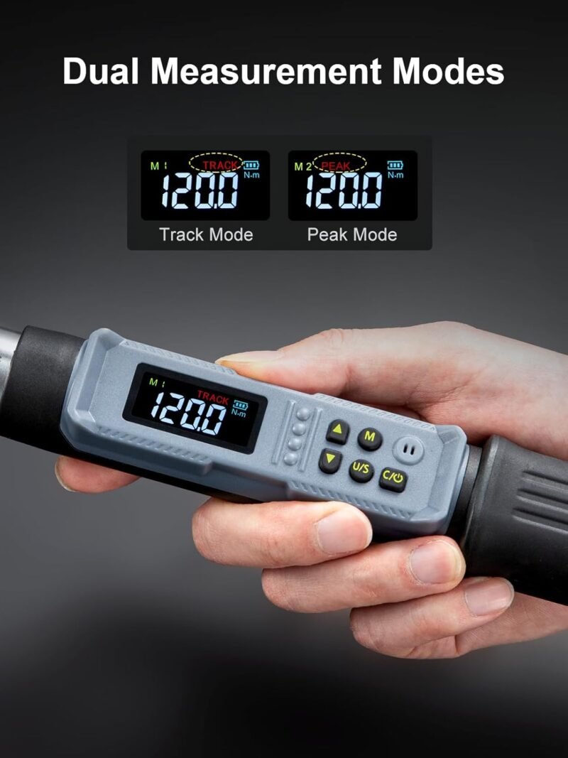 Digital Torque Wrench 1/2" Drive 17–340 Nm | LED+Buzzer - Image 6