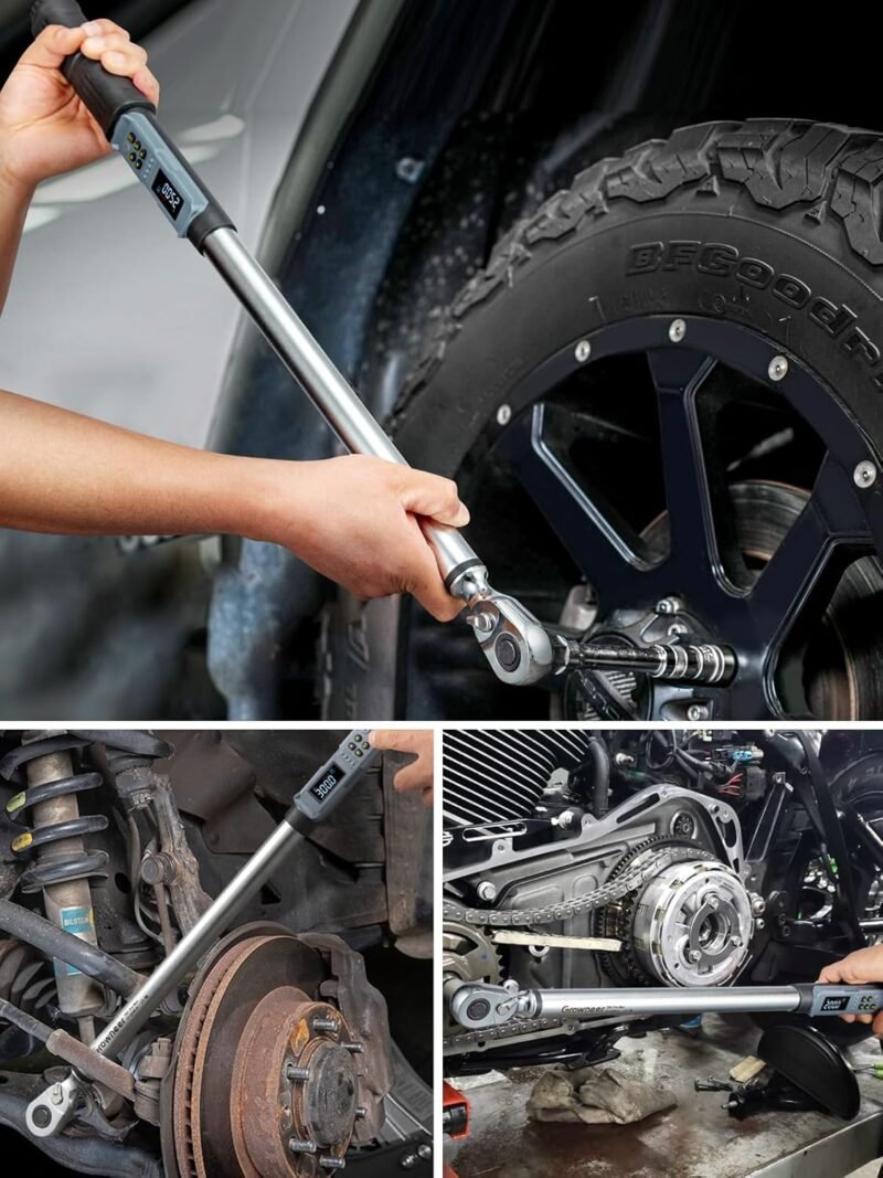 Digital Torque Wrench 1/2" Drive 17–340 Nm | LED+Buzzer - Image 9