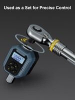 Digital Torque Wrench 10–340 Nm (7.3–250.8 ft-lb) + Adapter - Image 3