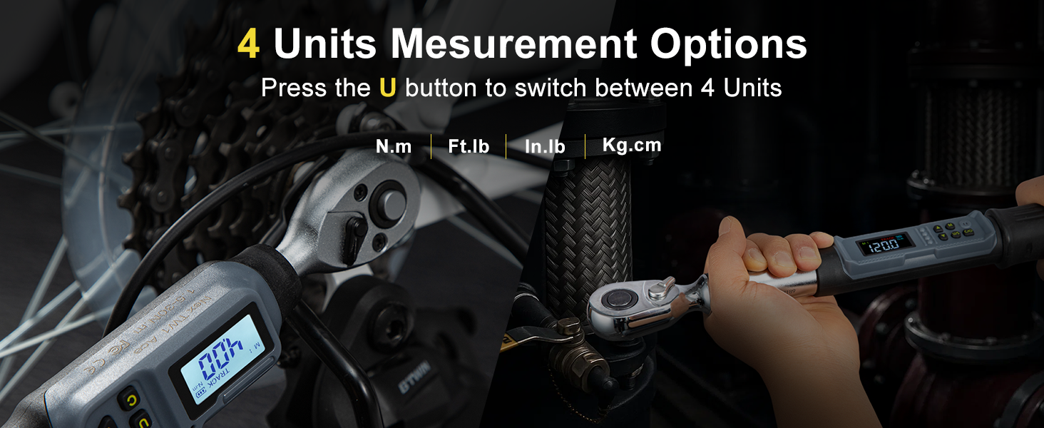 digital torque wrench combo 1 4 and 1 22