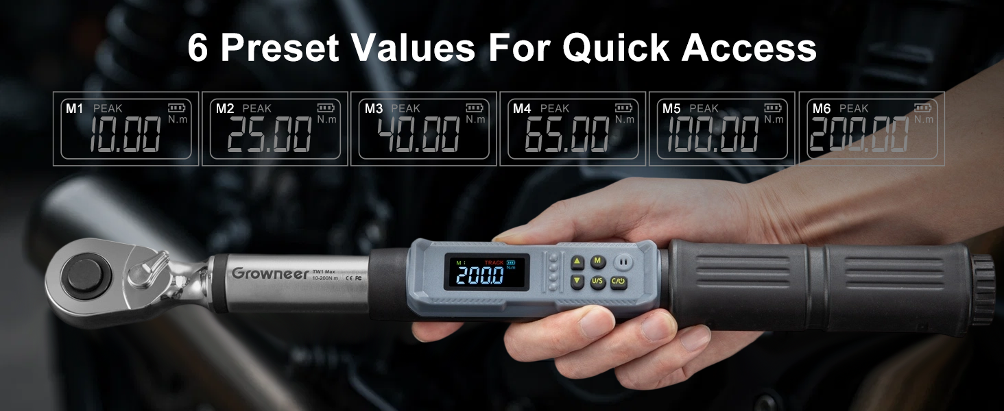 digital torque wrench combo 1 4 and 1 23