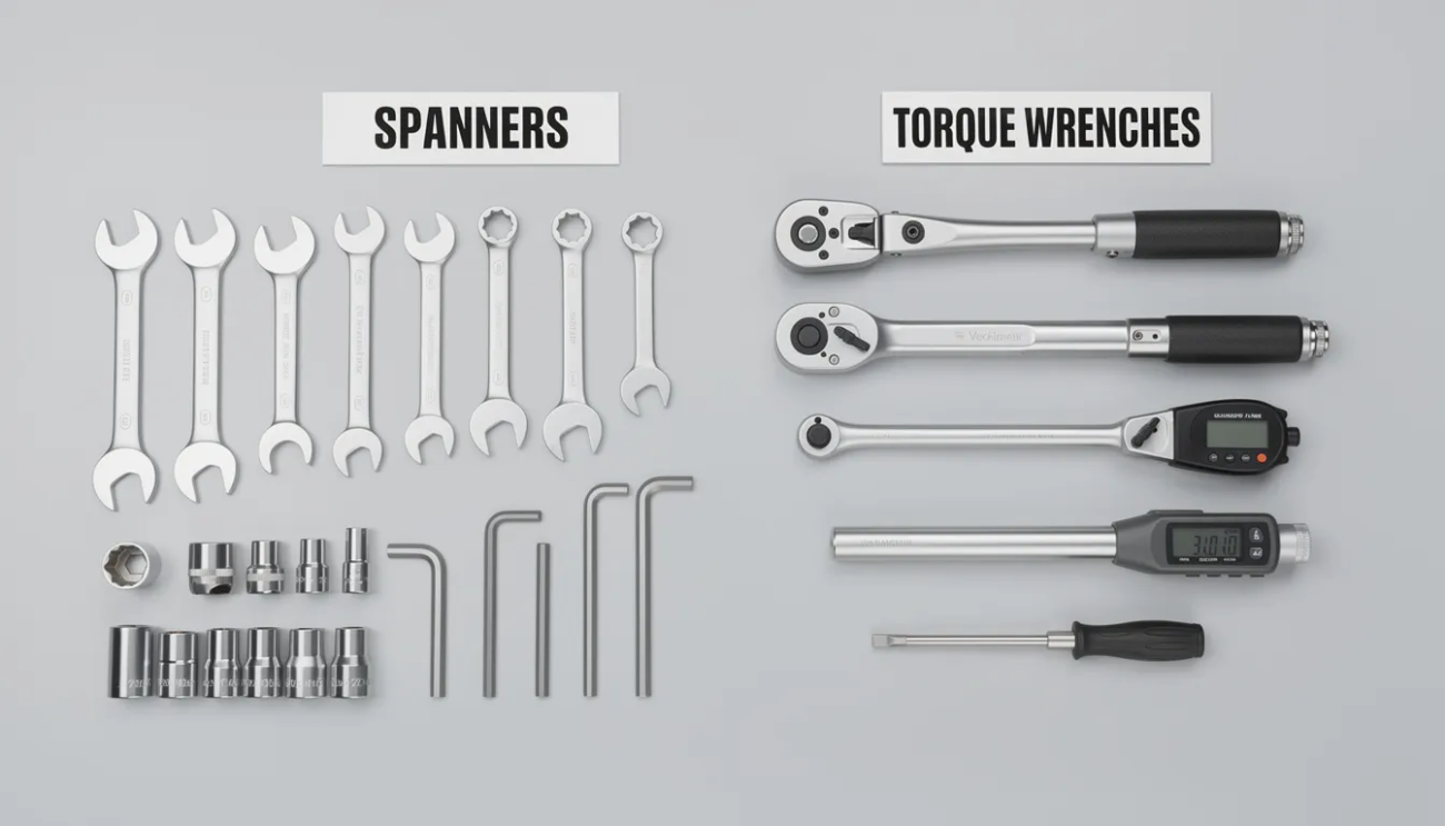 Types of Spanner and Torque Wrenches