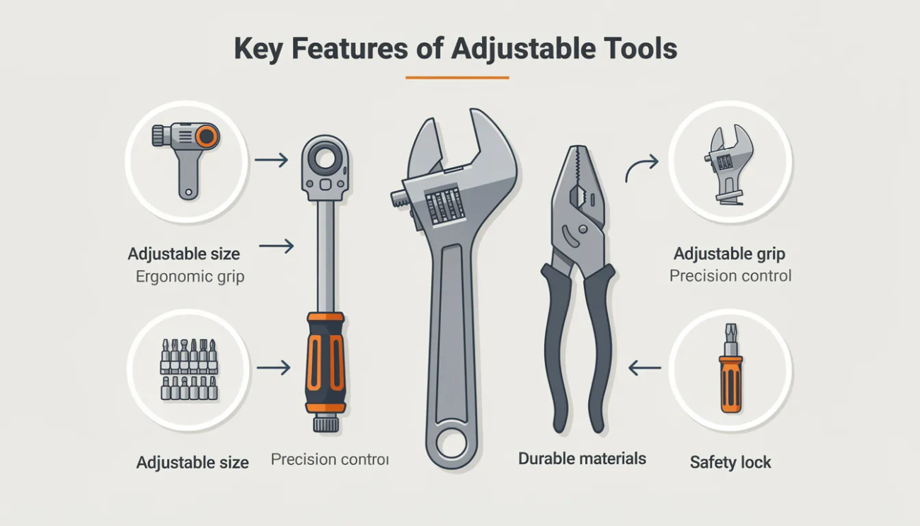 Key Features of Adjustable Tools